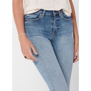 Only Onlblush Mid Sk Ank Raw Rea333noos Dames Jeans