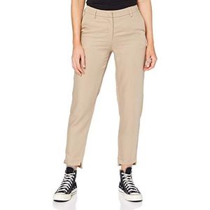 SELECTED FEMME Dames Sfamila Cross Mw Pant Broek, Bruin (Silver Mink Silver Mink), 34