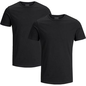 Heren - T-shirts - Zwart en Wit - Katoen - 2-Pack