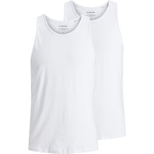 Heren - Hemden - 2-Pack - Katoen - Ronde Hals - Wit