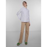 PIECES - PCIRENA LS OXFORD SHIRT WVN NOOS - Blouse - Wit - Katoen