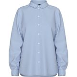 PIECES - PCIRENA LS OXFORD SHIRT WVN NOOS - Blouse - Wit - Katoen
