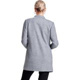 ONLY - Halflang Jasje - Licht Mêleegrijs - Polyester