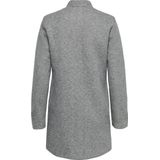 ONLY - Halflang Jasje - Licht Mêleegrijs - Polyester