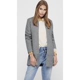 ONLY - Halflang Jasje - Licht Mêleegrijs - Polyester