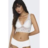 Only - Chloe - Bralette - Zwart - Katoen/Nylon - Gewatteerde Cups