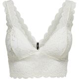 Only - Chloe - Bralette - Zwart - Katoen/Nylon - Gewatteerde Cups