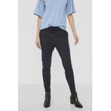 Broeken - Zwart - Katoen - Verstelbare Taille