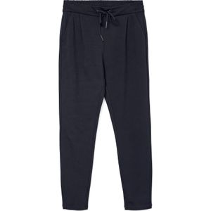 Vmeva - Mid Waist Broek - Blauw - Katoen - Loose Fit
