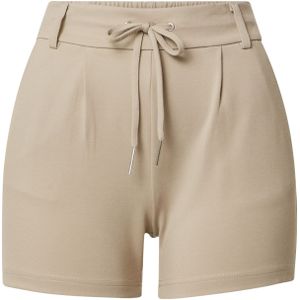 Bandplooibroek - Effen - Jersey - Regular Fit - High Waist - Korte Lengte