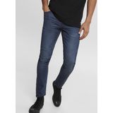 Heren - Slim Fit Jeans - Blauw - Denim - 5-Pocket-Stijl