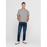 Heren - Slim Fit Jeans - Blauw - Denim - 5-Pocket-Stijl