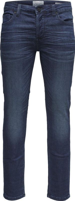 Heren - Slim Fit Jeans - Blauw - Denim - 5-Pocket-Stijl