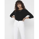 Top - O-hals - 3/4 Mouwen - Loose Fit - Polyester