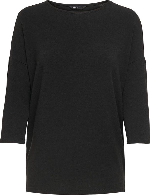 Top - O-hals - 3/4 Mouwen - Loose Fit - Polyester