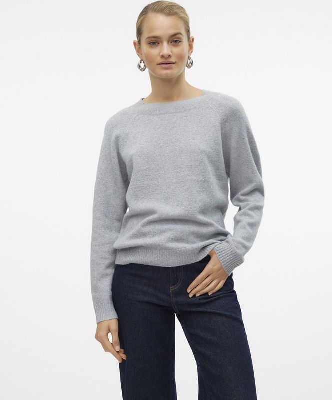 Vero Moda Vmdoffy Ls o-Neck Blouse Ga Noos Dames Trui