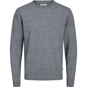 JACK & JONES - Jjebasic Knit Crew Neck - Pullover - Blauw - Katoen