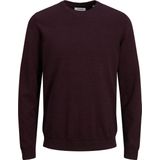 JACK & JONES - Pullover - Bordeauxrood - Katoen