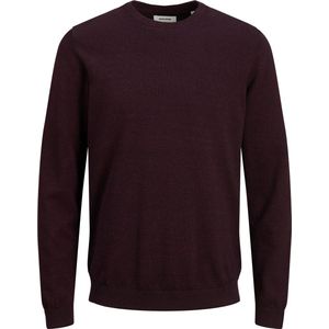 JACK & JONES - Pullover - Bordeauxrood - Katoen