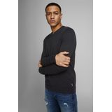 Jack & Jones - Gebreide Trui - Zwart - V-hals - Knitwear