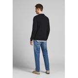 Jack & Jones - Gebreide Trui - Zwart - V-hals - Knitwear