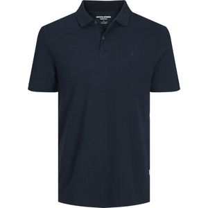 Jack and Jones Heren Poloshirt Navy Pique Slim Fit