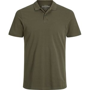 JACK & JONES - Effen Polo T-Shirt - Groen - Katoen