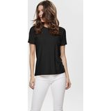 JDY - Jdycathinka Top - Zwart - Jersey - Korte Mouwen