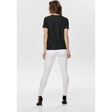 JDY - Jdycathinka Top - Zwart - Jersey - Korte Mouwen