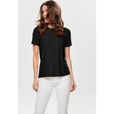 JDY - Jdycathinka Top - Zwart - Jersey - Korte Mouwen