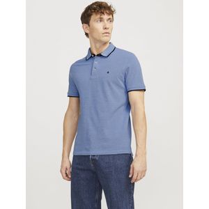 Jack and Jones Paulos Heren Poloshirt Lichtblauw Pique Slim Fit