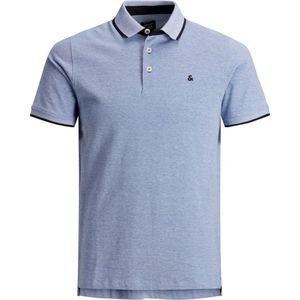 JACK & JONES - Polo - Blauw - Katoen