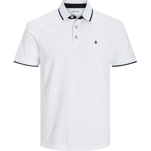 JACK & JONES - Polo - Wit - Katoen