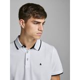 JACK & JONES - Polo - Wit - Katoen