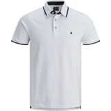 JACK & JONES - Polo - Wit - Katoen
