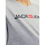 Light Grey Melange - Slim Fit - Regular Fit - Korte Mouwen