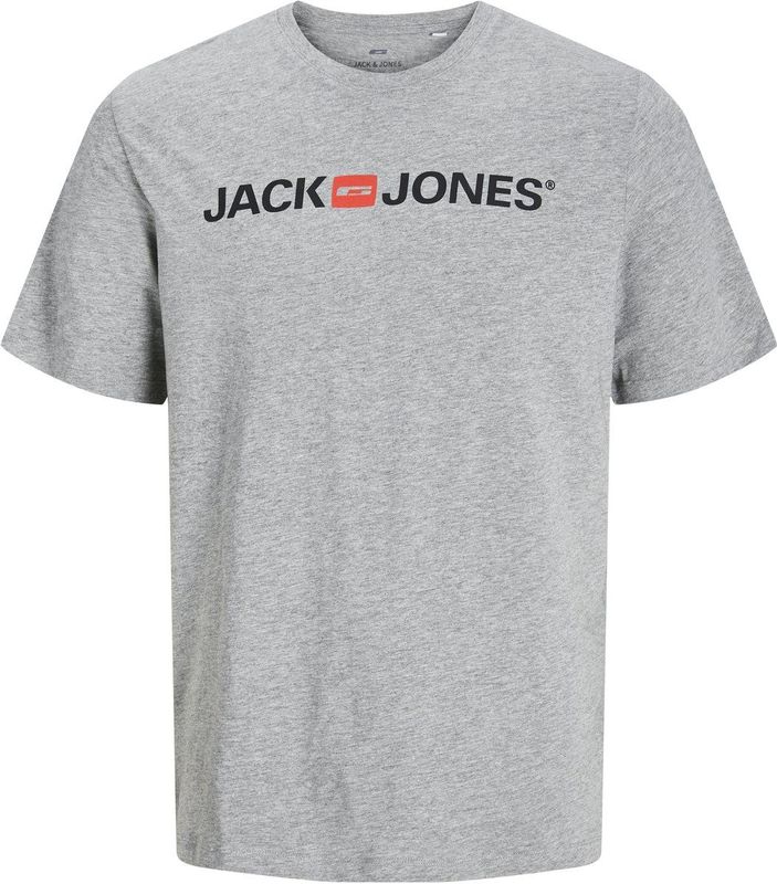 Light Grey Melange - Slim Fit - Regular Fit - Korte Mouwen