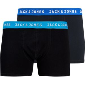 Jack & Jones - Jacrich - Boxershorts - Blauw - Katoen met Stretch - Set van Twee