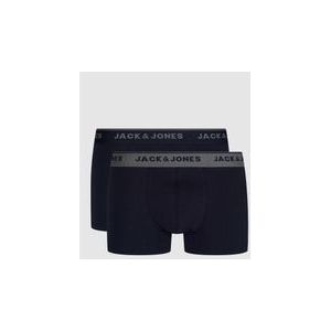 Jack & Jones - Jacvincent - Boxershorts - Blauw - Katoen met Stretch - Set van Twee