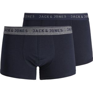 Jack & Jones - Jacvincent - Boxershorts - Blauw - Katoen met Stretch - Set van Twee