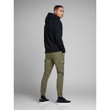 Jack & Jones Cargohose Cargo Pants PAUL FLAKE AKM 542 Twill Gummibund PAUL JJ FLAKE AKM 542