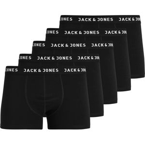 Jack & Jones - Boxershorts - Zwart - 5-pack - 95% Katoen, 5% Elastaan