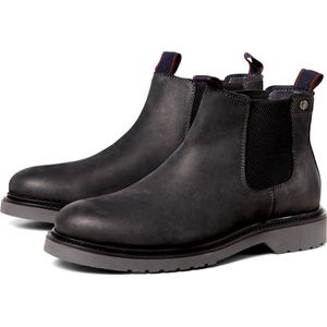 Chelsea - Leyton - Chelsea Boots - Zwart - Leer