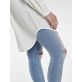 ONLY - Blouse - Wit - Wijde Blouse - Lange Mouw - Effen