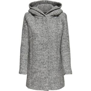 ONLY Onlsedona Boucle Wool Coat OTW Noos mantel,Grau (Light Grey Melange Detail: Melange),XS