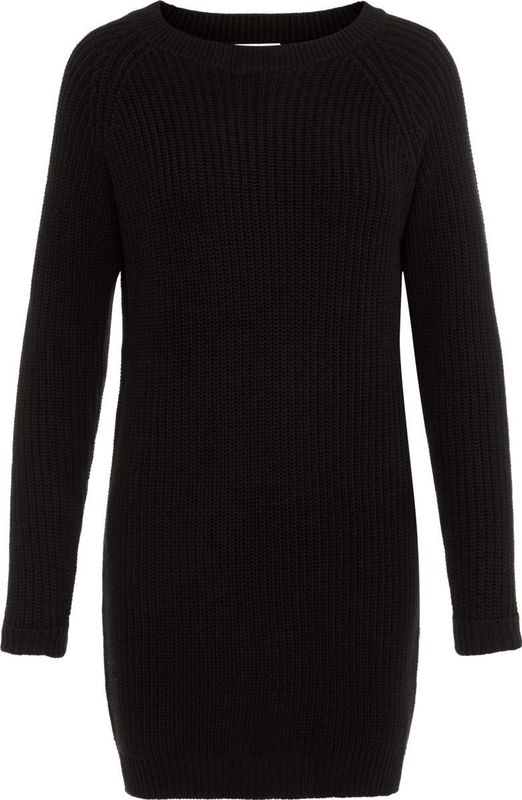 Noisy may Gebreide jurk 'NMSiesta'  zwart