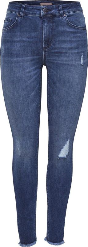ONLY Onl Blush Mid Enkeljeans voor dames, Medium Blauw Denim