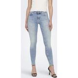 Onlblush - Mid Waist Skinny Fit Jeans - Blauw - Katoen