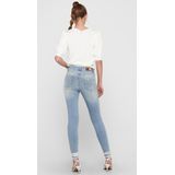 Onlblush - Mid Waist Skinny Fit Jeans - Blauw - Katoen