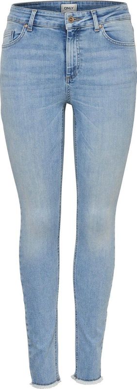 Onlblush - Mid Waist Skinny Fit Jeans - Blauw - Katoen